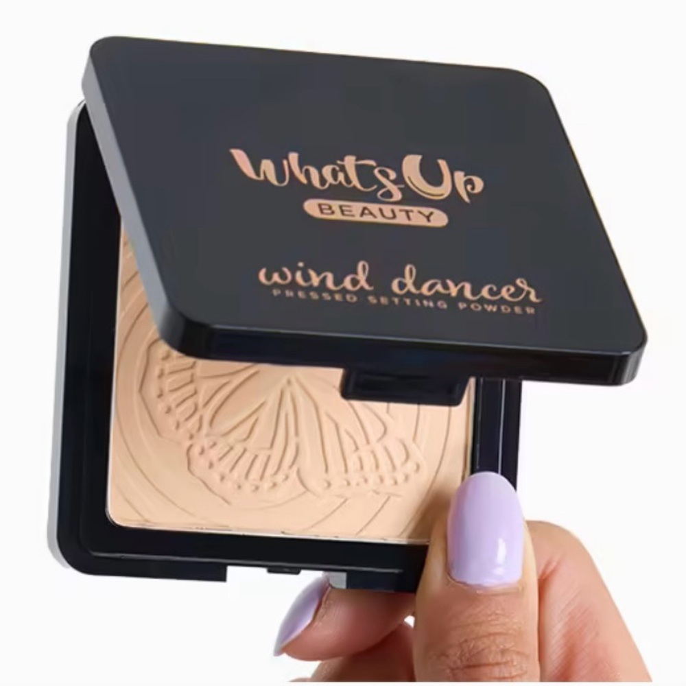 Whats Up Beauty Wind Dancer Pressed Setting Powder - Light 9g